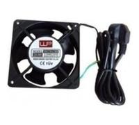 WP RACK - Ventilateur de rack - CA 230 V - 120 mm - noir, RAL 9005 Noir, RAL 9005