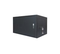 Wp Steel 12U Black Rack Cabinet with Sliding Door and Lock WPN-RWS-12506-B