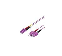 WP WPC-FP4-5LCSC-010 câble InfiniBand et à fibres optiques 1 m LC SC I-VH Couleur aqua, Violet