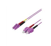 WP WPC-FP4-5LCSC-100 câble InfiniBand et à fibres optiques 10 m LC SC I-VH Noir, Violet, Rouge, Blanc, Jaune