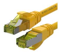 WP WPC-PAT-6ASF010Y câble de réseau Jaune 1 m Cat6a S/FTP (S-STP)