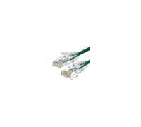WP WPC-PAT-6AU005G-S câble de réseau Vert, Transparent 0,5 m Cat6a U/UTP (UTP)