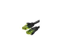 WP WPC-PAT-6AU020BL câble de réseau Noir, Vert 2 m Cat6a U/UTP (UTP)