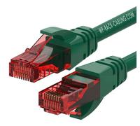 WP WPC-PAT-6U002G câble de réseau Noir, Vert 0,2 m Cat6 U/UTP (UTP)