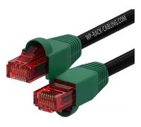 WP WPC-PAT-6U010BL-O câble de réseau Noir, Vert, Rouge 1 m Cat6 U/UTP (UTP)