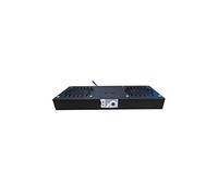 WP RACK - Tiroir pour ventilateur en rack - avec 2 ventilateurs de refroidissement, thermostat - CA 230 V - noir, RAL 9005