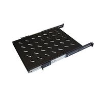 WP RACK Étagère pour rack noir, RAL 9005 1U 19 G