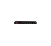 WP WPN-PDU-G01-08 unité de distribution d'énergie 8 sortie(s) CA 1.5U Noir