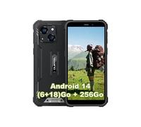 WP32 Pro Téléphone Portable 6 24GO RAM 256GO Smartphone Android 14 Dual SIM 4G- noir