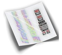WP375 Autocollants compatibles avec fourche Rock-Shox BOXXER ULTIMATE 2020-2023 MTB, SET STICKERS (HOLOGRAPHIQUE)