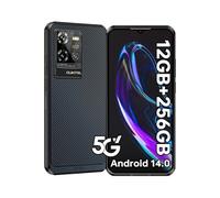 WP50 Telephone Portable 5G - 12Go+256Go/2To Android 14 Smartphone Corps ultrafin 12mm 6500mAh/18W 6.6 HD+ Caméra 48MP Telephone Dua