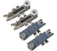 WP8561996 Lot de 4 ajusteurs de roue pour panier supérieur de lave-vaisselle, remplace # W10889280 8561996 B0050O2HIO B00JLMM1V4, remplacement pour Whirlpool, Maytag, KitchenAid, Magic Chef