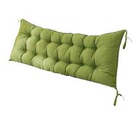 WPBXQKWAY Bench Cushion Patio Loveseat, Outdoor Long Bench Cushions, Large Terrace Seats and Cushions, Garden Sofa Tray Chair Cushions, Beige, Outdoor/Indoor Seat Pads(Grün,180 cm)