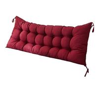 WPBXQKWAY Bench Cushion Patio Loveseat, Outdoor Long Bench Cushions, Large Terrace Seats and Cushions, Garden Sofa Tray Chair Cushions, Beige, Outdoor/Indoor Seat Pads(Rot,200 cm)