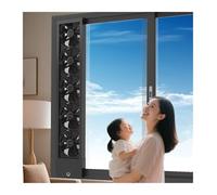 WPBXQKWAY Retractable Vertical Window Fan, Comfort Zone Window Fan For Bedroom, Retractable 35-135cm Optional, Adjustable Speed 0-2800 Rpm, For Home, Kitchen, Bedroom & Office(70-75cm)