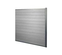 WPC pare-vue Sarthe, aluminium premium élément d'élargissement, 1,85m, gris Gris G