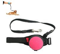 WPCASE Laisse Enrouleur pour Gros Chien Laisse Chien Laisse Rétractable pour Chien Laisse Extensible De Style Poignet Ceinture De Traction Antidéflagrante Automatique Mains Libres Red