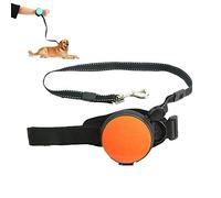 WPCASE Laisse Enrouleur pour Gros Chien Laisse Chien Laisse Rétractable pour Chien Laisse Extensible De Style Poignet Ceinture De Traction Antidéflagrante Automatique Mains Libres Orange