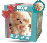 WPDUIODF Nouveau Chien Robot IA 2025, Chiot Robot Intelligent Et Réaliste, Animal De Compagnie Robotique Interactif, Marche, Aboiements, Remuement De Queue, for Les Amoureux des Animaux(1)