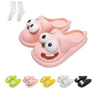 WPDUIODF Pantoufles À Baisers, Pantoufles Élégantes for Couples, for La Douche, La Plage Et La Piscine, Pantoufles 3D Mignonnes Et Amusantes, Claquettes D'intérieur Et D'extérieur(Pink,40/41)