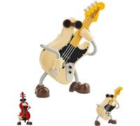 WPDUIODF « Quand La Mélodie Rencontre L’Art » - Figurines De Boîtes À Musique Violon Et Guitare, Ornements Musicaux Artisanaux en Résine, avec Mini-violons Sonores, for La Maison(Style B)