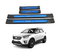 WpecM 4 PièCes Bande De Seuil De Porte De Voiture pour Hyundai ix25 2019-2021, ImperméAble Protection Seuil De Porte De Voiture, Anti-Rayures Seuil Voiture Autocollant,F