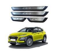 WpecM 4 PièCes Bande De Seuil De Porte De Voiture pour Mazda CX-9 2020, ImperméAble Protection Seuil De Porte De Voiture, Anti-Rayures Seuil Voiture Autocollant