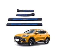 WpecM 4 PièCes Bande De Seuil De Porte De Voiture pour MG 5 2020-2024, ImperméAble Protection Seuil De Porte De Voiture, Anti-Rayures Seuil Voiture Autocollant,F