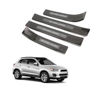 WpecM 4 PièCes Bande De Seuil De Porte De Voiture pour Mitsu-bishi Eclipse Cross 2018-2022, ImperméAble Protection Seuil De Porte De Voiture, Anti-Rayures Seuil Voiture Autocollant,B