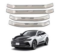 WpecM 4 PièCes Bande De Seuil De Porte De Voiture pour Toyo-TA Crown 2023, ImperméAble Protection Seuil De Porte De Voiture, Anti-Rayures Seuil Voiture Autocollant,A