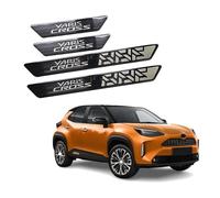 WpecM 4 PièCes Bande De Seuil De Porte De Voiture pour Toyo-TA Yaris Cross 2024, ImperméAble Protection Seuil De Porte De Voiture, Anti-Rayures Seuil Voiture Autocollant,A