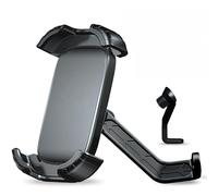 WpecM Support Telephone Moto pour Suzuki GSR GSR125 GSR250 GSR400 GSR600 GSR750, Support Telephone Velo, Support TéLéPhone De Moto, 360° Rotation Anti-Vibration,Black-B