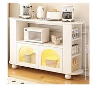 wpenshiDM125 Buffet de Rangement de Cuisine Buffet de Salle à Manger Contre Le Mur, étagères de Buffet de Maison, Salon, Cuisine, Armoire de Rangement, Armoire de Seau Buffet(120x30x80cm)