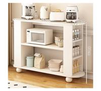 wpenshiDM125 Buffet de Rangement de Cuisine Buffet de Salle à Manger Contre Le Mur, étagères de Buffet de Maison, Salon, Cuisine, Armoire de Rangement, Armoire de Seau Buffet(80x30x80cm)