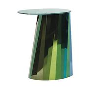 wpenshiDM125 Table Basse Petite Table d'appoint, Ronde idéale for Les Petits espaces, Tables for Le Salon, la Chambre à Coucher Table de Salon(Green)