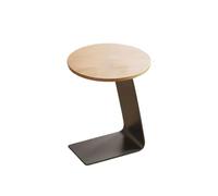 wpenshiDM125 Table Basse Table d'appoint de canapé Moderne et Minimaliste, Petite Table à thé Ronde, Gain Place, Salon, Chambre Coucher, Balcon Table de Salon(Natural)