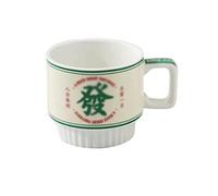 wpenshiDM125 Tasse à café Tasse à café vintage tasse à thé tasse à eau service à thé après-midi tasse à café en céramique Tasse à thé en céramique(Green)