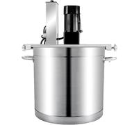 WPJBDS Mélangeur de confiture électrique 200 W/250 W en acier inoxydable automatique avec grattoir à 4 lames pour soupe, sauce chili, boisson et porridge (taille : 25 L)