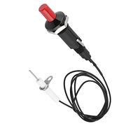 WPKD BLUEIY 1 sur 2 Allumeur de Gril à Gaz, Kit D'allumage Piézo-électrique en Plastique pour Barbecue, Bouton Poussoir de Remplacement pour Cuisinière à Gaz 9 X 2,5 Cm
