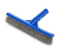 WPKD BLUEIY 10in Brosse de Piscine en Acier Inoxydable,Fil Piscine Algues Nettoyage Brosse avec Poils en Acier,pour Murs,Carreaux et Planchers