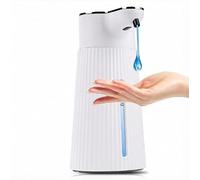 WPKD BLUEIY 400ml Distributeur de Savon Automatique Liquide,Distributeur de Savon Automatique,500mAh 2 Vitesse Étanche IPX6,pour Cuisine et Salle de Bain(Type Goutte)