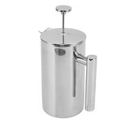 WPKD BLUEIY Cafetière française en acier inoxydable 304 à double paroi, infusée à la main avec écran filtrant, 350 ml, design italien classique, résistant à la chaleur, portable