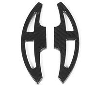 WPKD BLUEIY Carbon Fiber Gloss Black Paddle Shifters Upgrade for E46 E90 E92 E93 M3 08-13 Steering Wheel Shifter Extension Ideal Replacement Racing Paddles (Sergé)