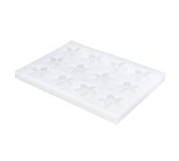 WPKD BLUEIY Chote Moule à Gâteau en Silicone Forme DIY Epoxy Plâtre Décoratif Antiadhésif 25 x 20 x 3 cm Idéal pour la pâtisserie et l'artisanat