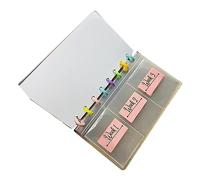 WPKD BLUEIY Classeur D'épargne, Classeur de Défi D'économie d'argent de 52 Semaines Classeur de Livre Challenger D'épargne Budgétaire Enveloppes étiquetées à 3 Poches Classeur d'argent