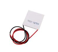 WPKD BLUEIY Dissipateur Thermique Thermoélectrique,Refroidisseur Thermoélectrique,12V TEC1-12709 100W Module De Plaque Peltier De Refroidissement(40mm x 40mm,Blanc)