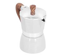 WPKD BLUEIY Espro Cafetière octogonale pratique en aluminium pour la maison, le bureau, la cuisine, blanc laiteux, 150 ml