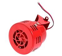 WPKD BLUEIY Klaxon de Sirène d'air Rouge en Métal 12V, Alarme à Moteur électrique de Sirène de Raid d'air Fort pour Voiture Camion Moto 110DB