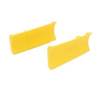 WPKD BLUEIY Lot de 2 accords de chaussures chasse-neige classiques pour intérieur et extérieur, breloques jaunes pour chaussures et accords