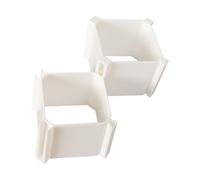 WPKD BLUEIY Lot de 6 séparateurs de tiroir flexibles et réglables pour bureau, école, cuisine, séparateurs de tiroir pour chaussettes, 30,5 x 30,5 cm